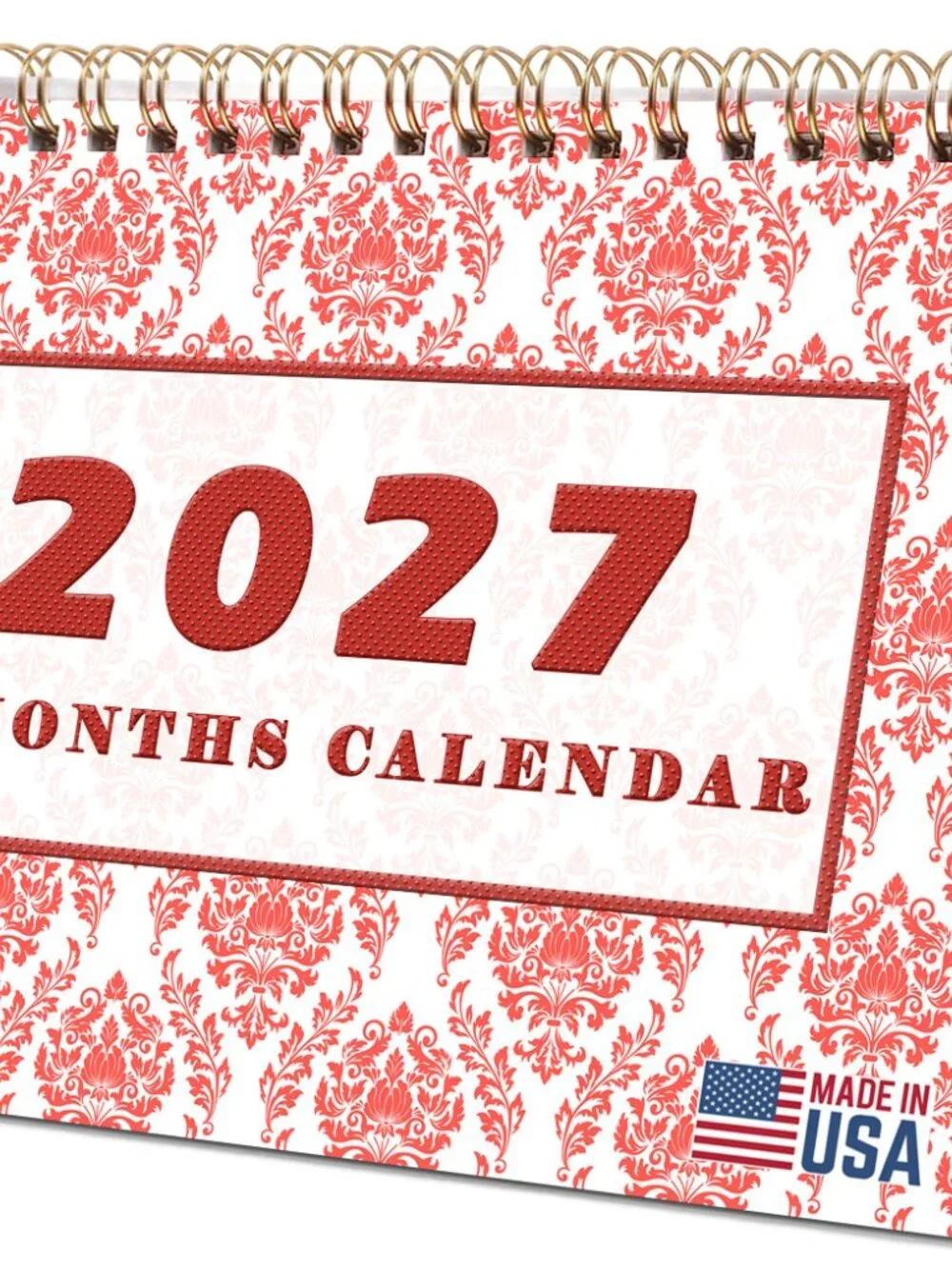 2026-2027 18 Months Standing Flip Desk Calendar Desktop Planner 018